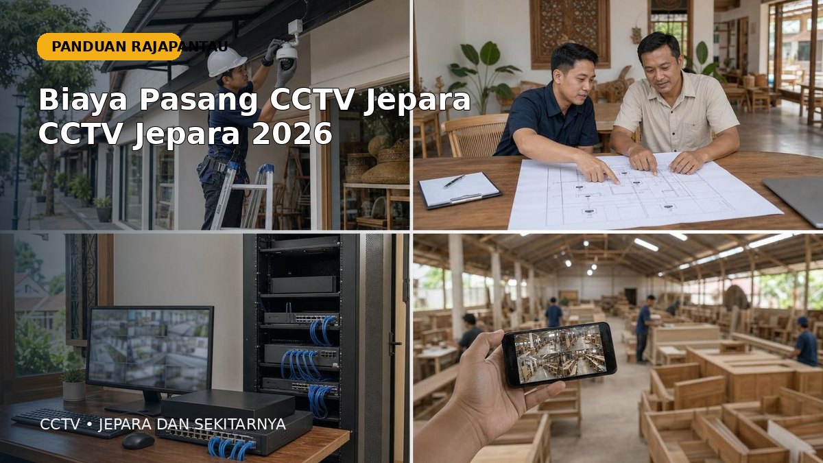 Biaya Pasang CCTV Jepara 2026: Simulasi untuk Toko, Gudang, Kantor, dan Rumah | RajaPantau