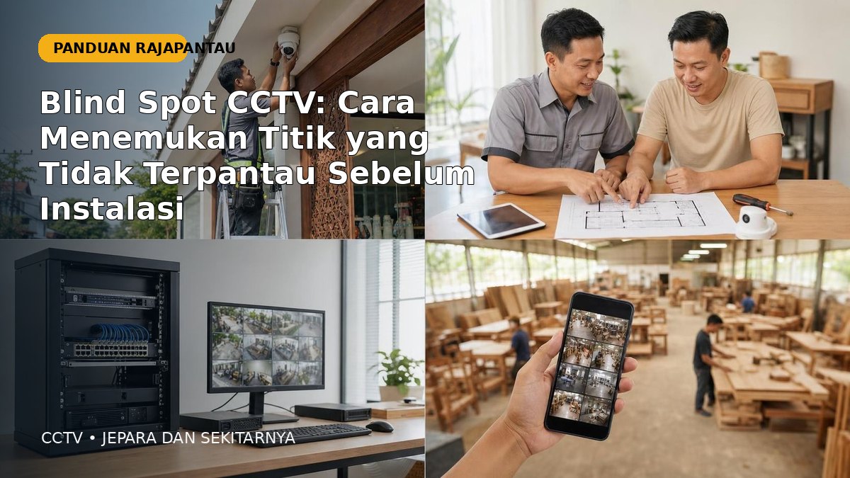 Blind Spot CCTV: Cara Menemukan Titik yang Tidak Terpantau Sebelum Instalasi | RajaPantau