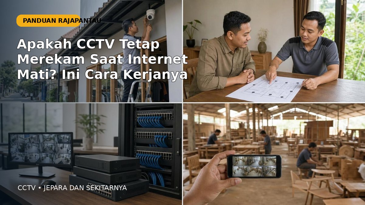 Apakah CCTV Tetap Merekam Saat Internet Mati? Ini Cara Kerjanya | RajaPantau
