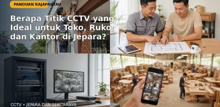 Berapa Titik CCTV yang Ideal untuk Toko, Ruko, dan Kantor di Jepara? | RajaPantau