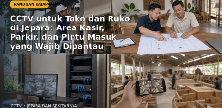 CCTV untuk Toko dan Ruko di Jepara: Area Kasir, Parkir, dan Pintu Masuk yang Wajib Dipantau | RajaPantau