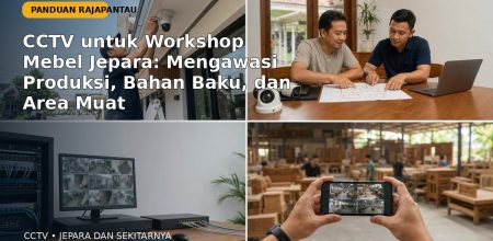 CCTV untuk Workshop Mebel Jepara: Mengawasi Produksi, Bahan Baku, dan Area Muat | RajaPantau
